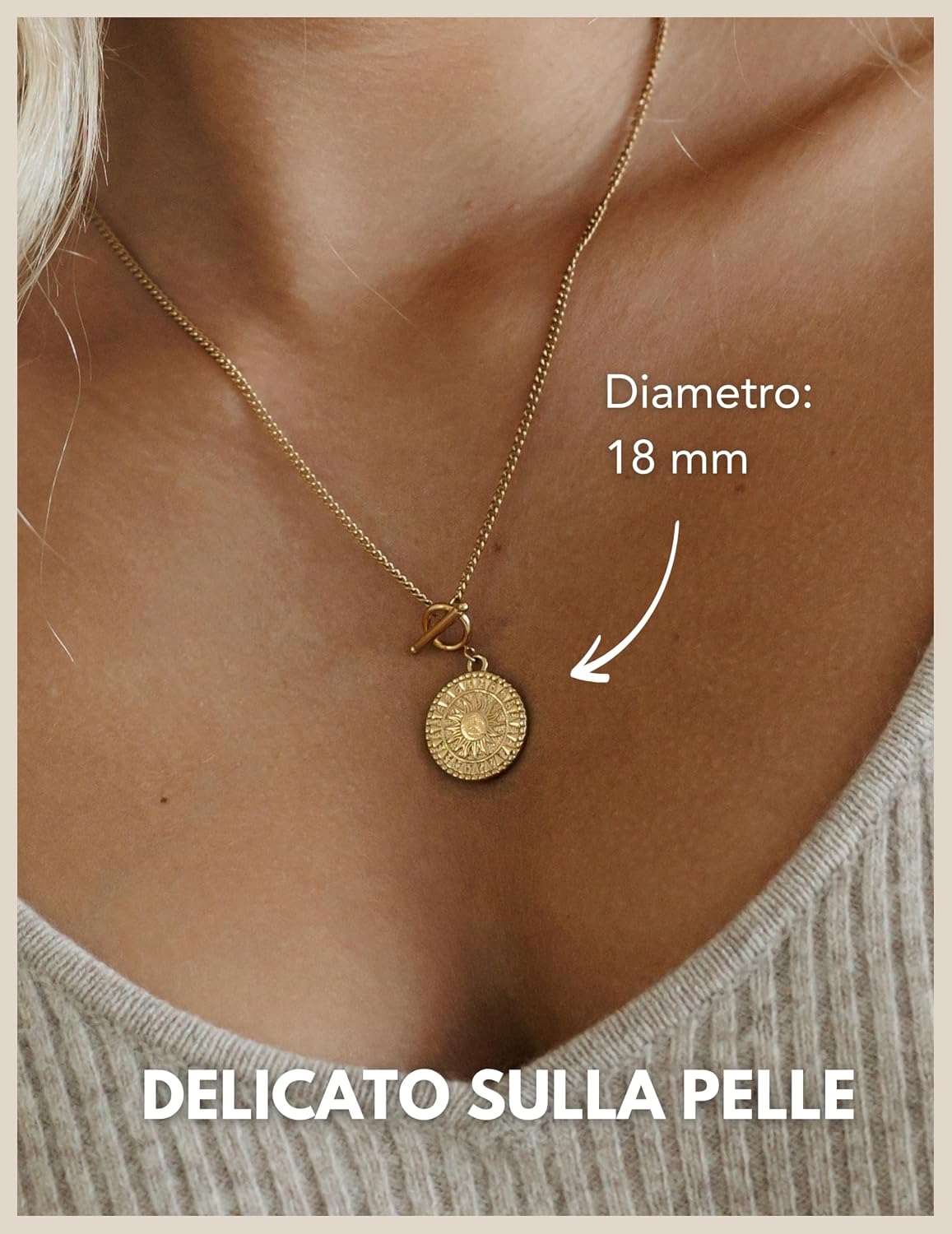 Detalle 2 de GD GOOD.designs Collana Soleil 45 cm