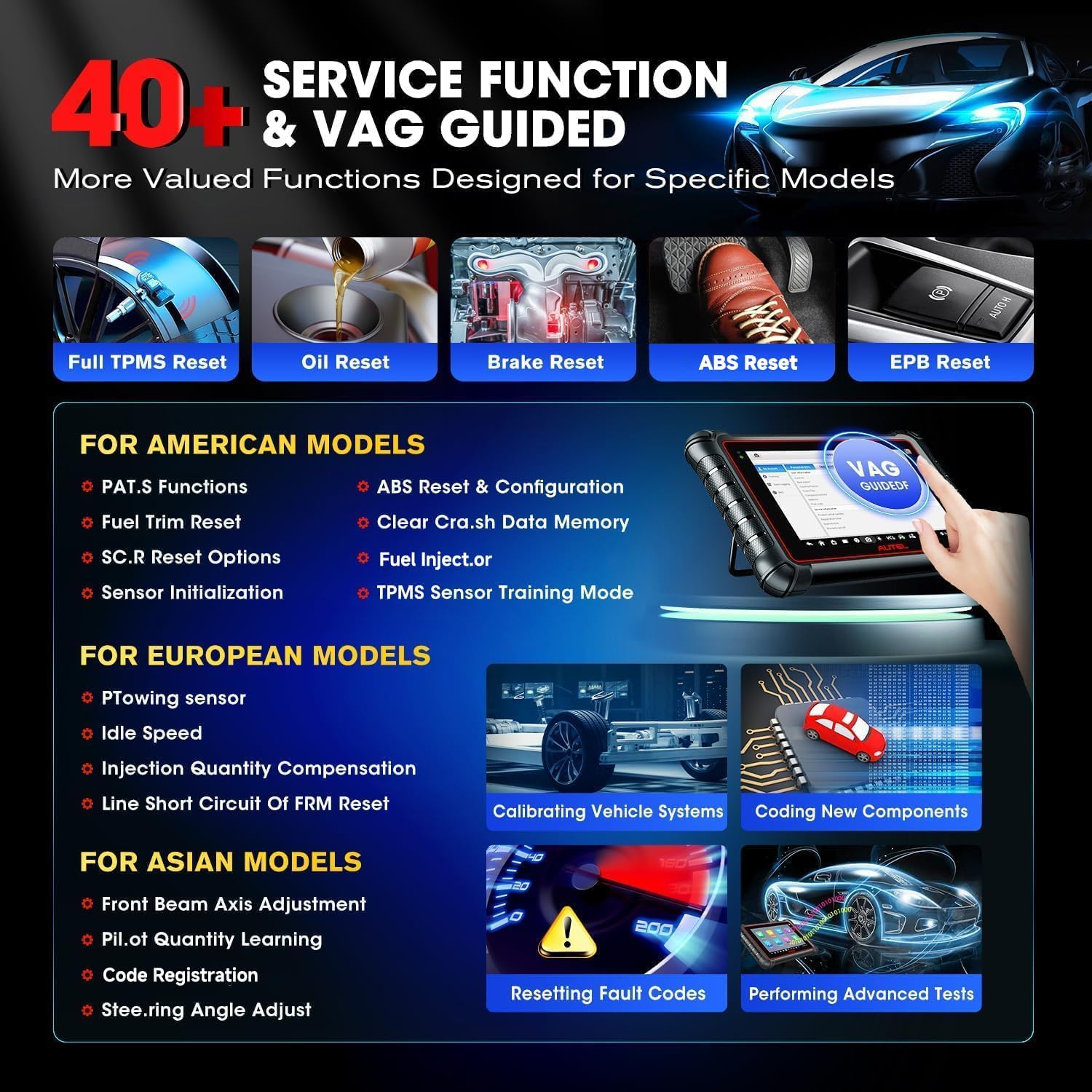 Thumbnail 6 de Autel MaxiPRO MP900TS (2026) 8in: Bidirectional Scan, TPMS & ECU Coding