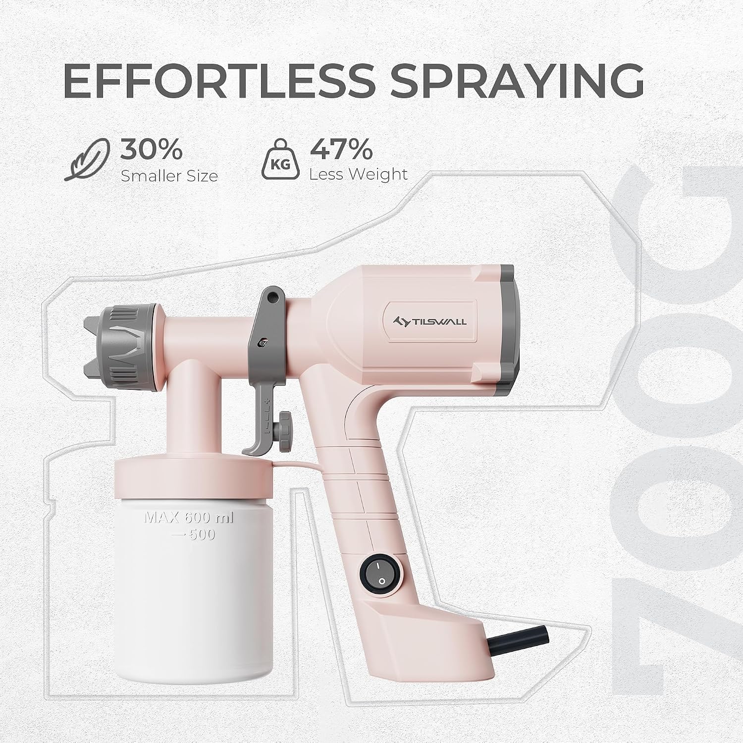 Thumbnail 1 de Tilswall Dreamer400 Paint Sprayer, 500W, 450 ml/min, 2 Nozzles