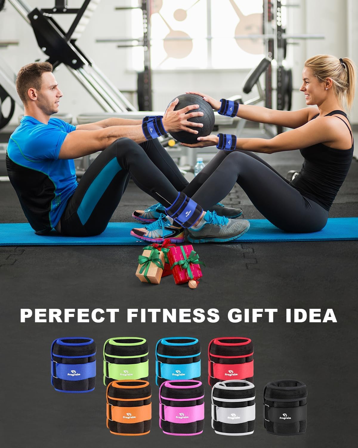 Thumbnail 5 de Adjustable Ankle Weights 1-5 lbs Pair