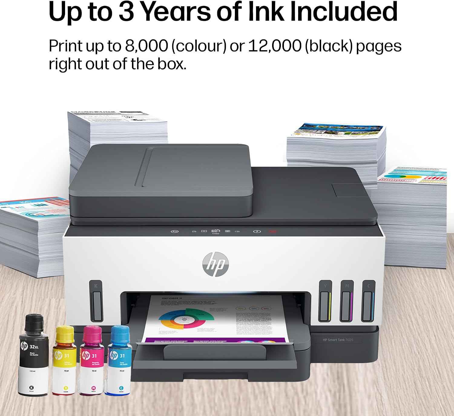 Thumbnail 3 de HP Smart Tank 7605 All-in-One Printer