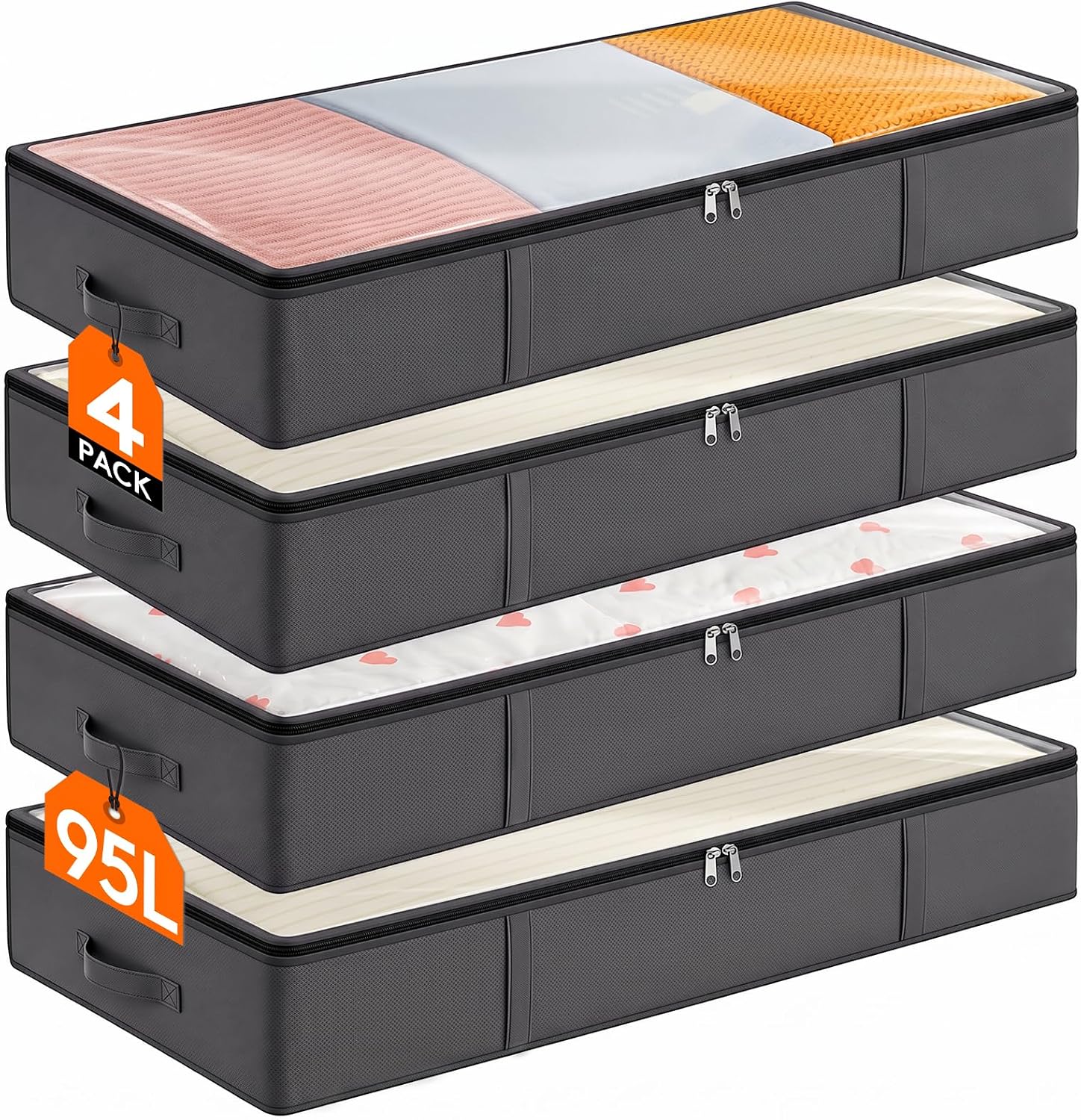Detalle de Lifewit Under-Bed Storage Bags 95L