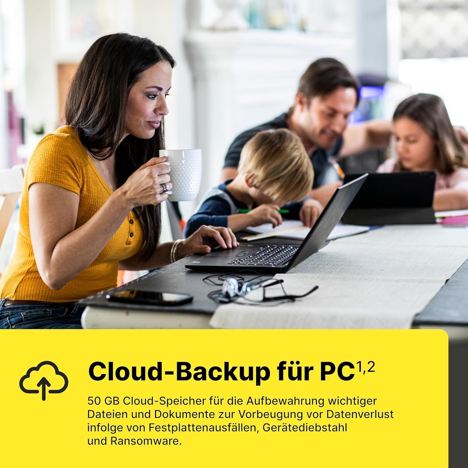 Detalle de Norton 360 Deluxe mit extragroßer Backup-Kapazität – Amazon Exklusiv: 25 GB zusätzlicher Cloud-Backup-Speicher