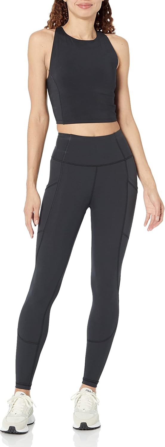 Detalle 2 de Amazon Essentials Women's High Waisted Active Sculpt Workout Full Length Leggings with Pockets (Plus Size)