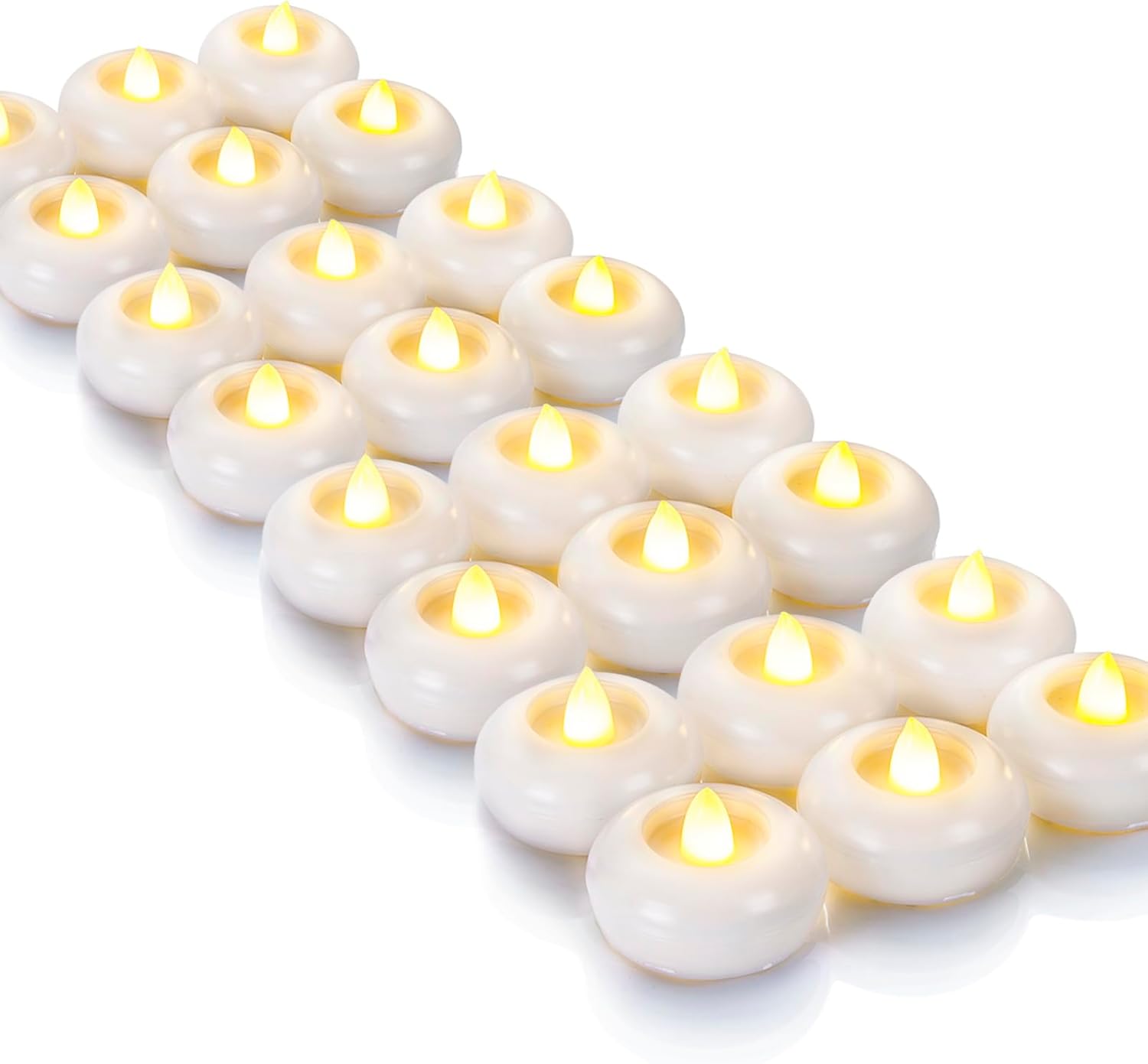 Thumbnail 6 de Homemory 24 Pack Floating Flameless Tealights