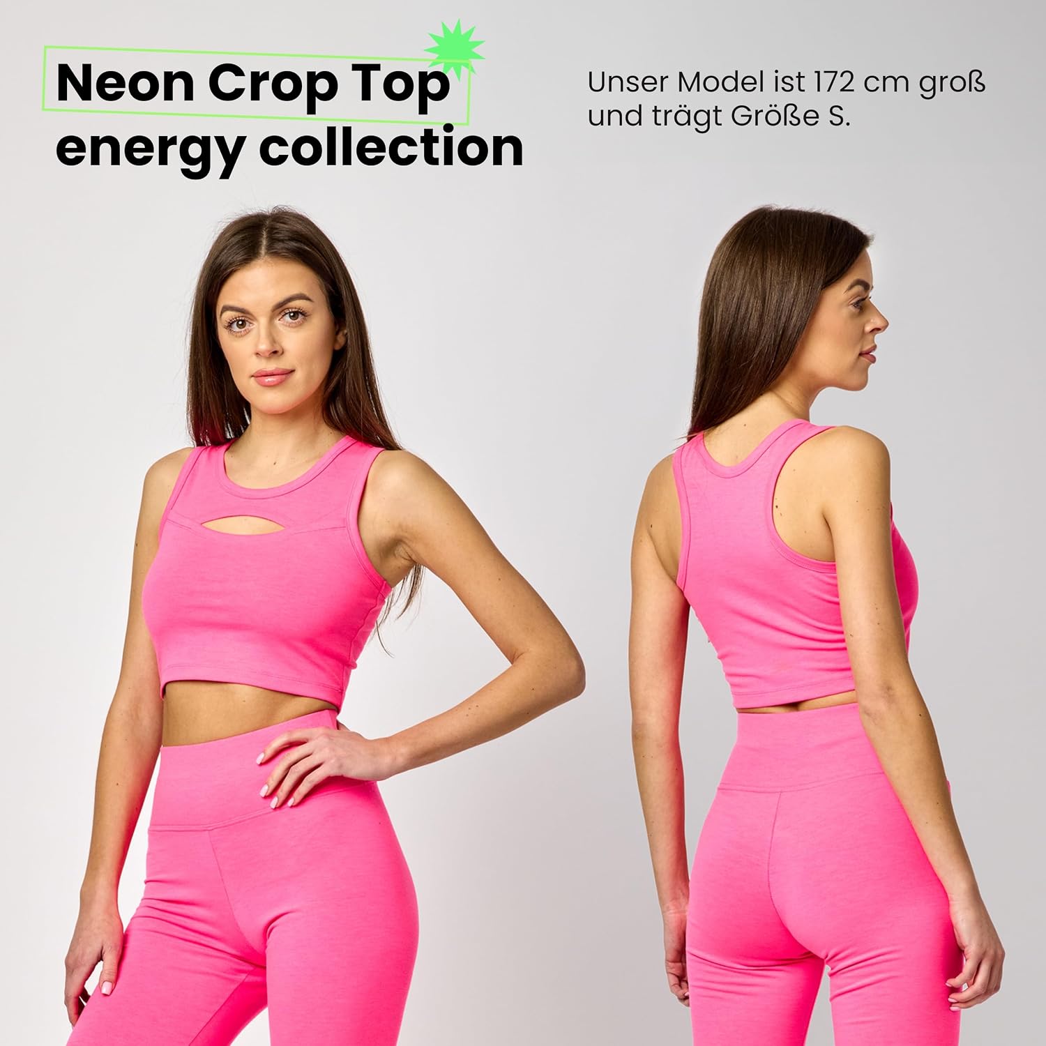 Thumbnail 1 de Bellivalini Debardeur Crop Top Néon pour Gym