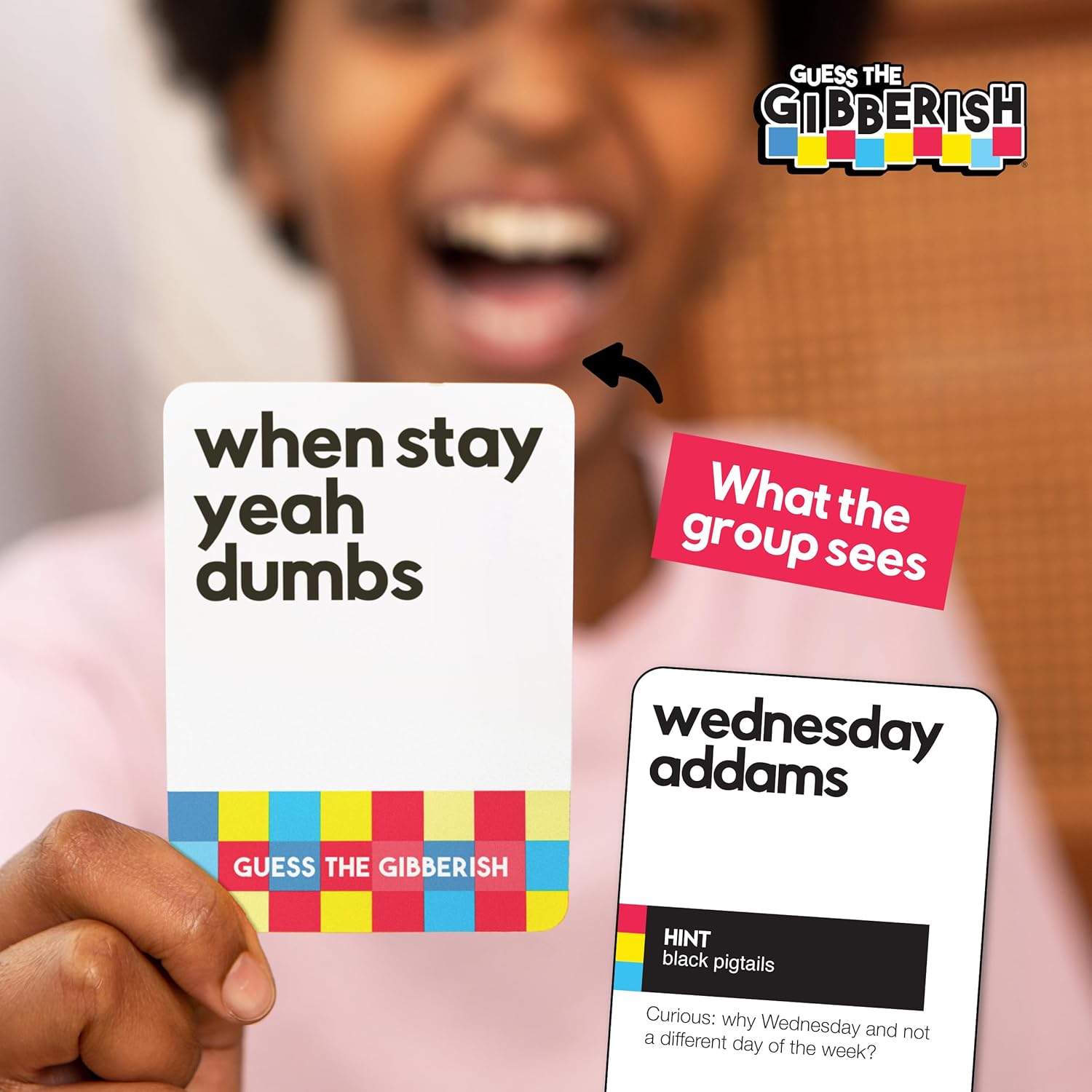 Detalle 2 de Relatable Guess The Gibberish Card Game 400 🎲