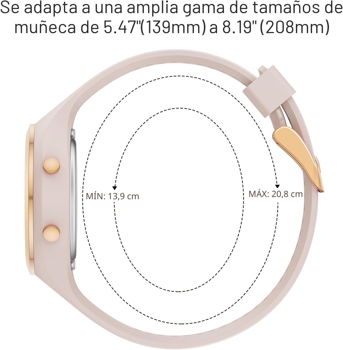 Thumbnail 2 de GOLDEN HOUR Reloj Digital Mujer Resistente 5 ATM