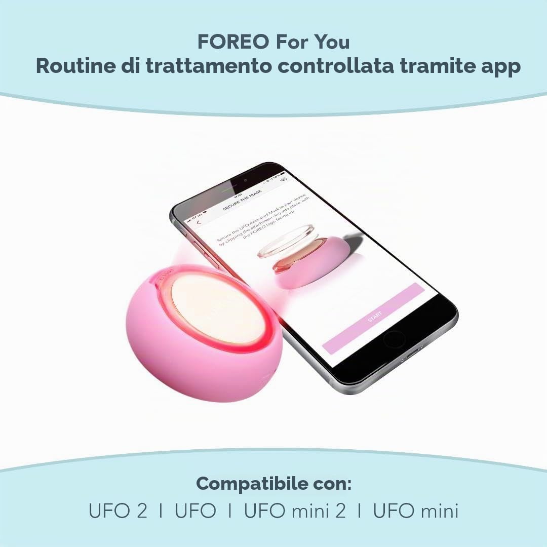 Detalle de FOREO Make My Day maschera attivabile da UFO: 7 maschere in microfibra da 6 g