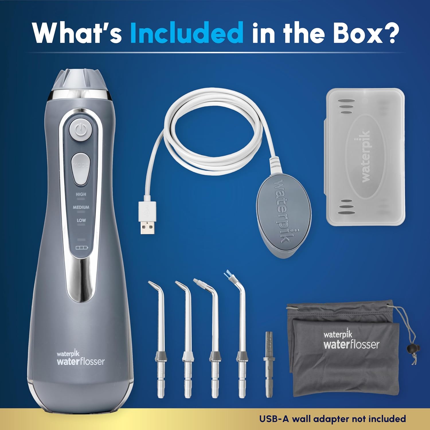 Thumbnail 3 de Waterpik WP-587 Cordless Water Flosser 7 oz
