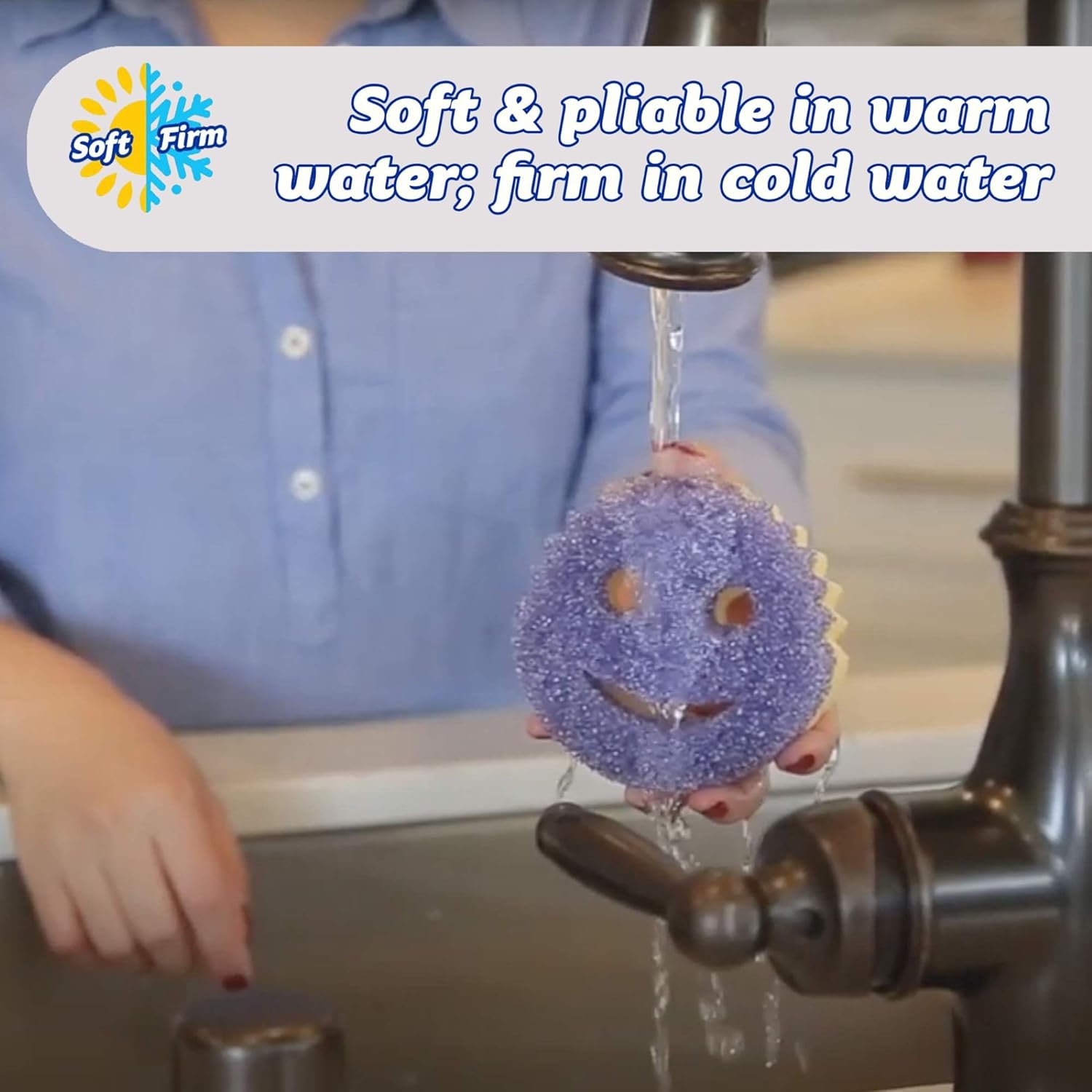 Thumbnail 4 de Scrub Daddy Scrub Mommy Dual Sided Sponge
