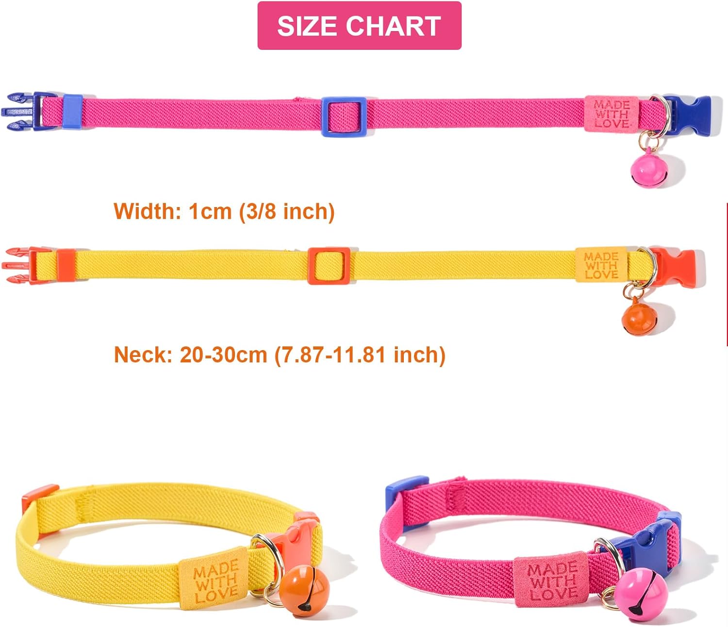 Thumbnail 4 de Petiry Elastic Cat Collar 2-Pack