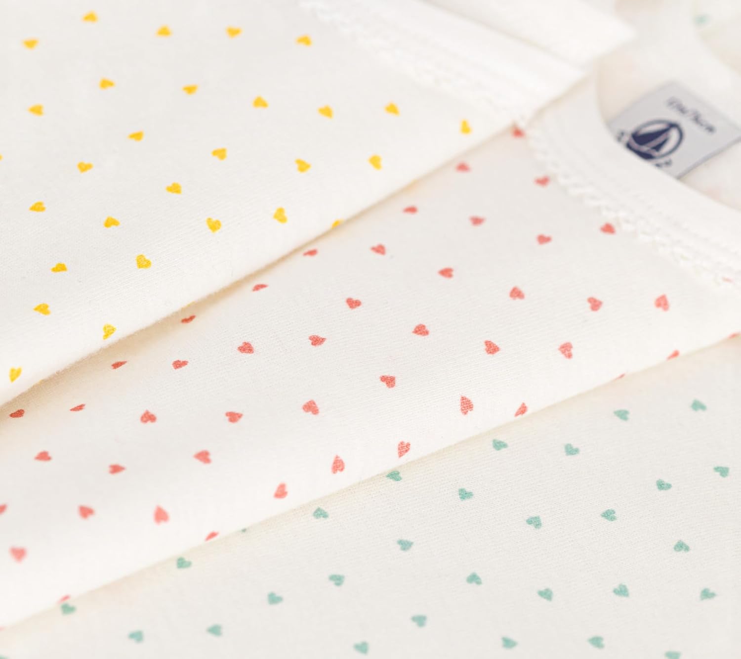 Thumbnail 2 de Petit Bateau A0brh Body a maniche lunghe Unisex – Pacco da 3 (0-24 mesi)