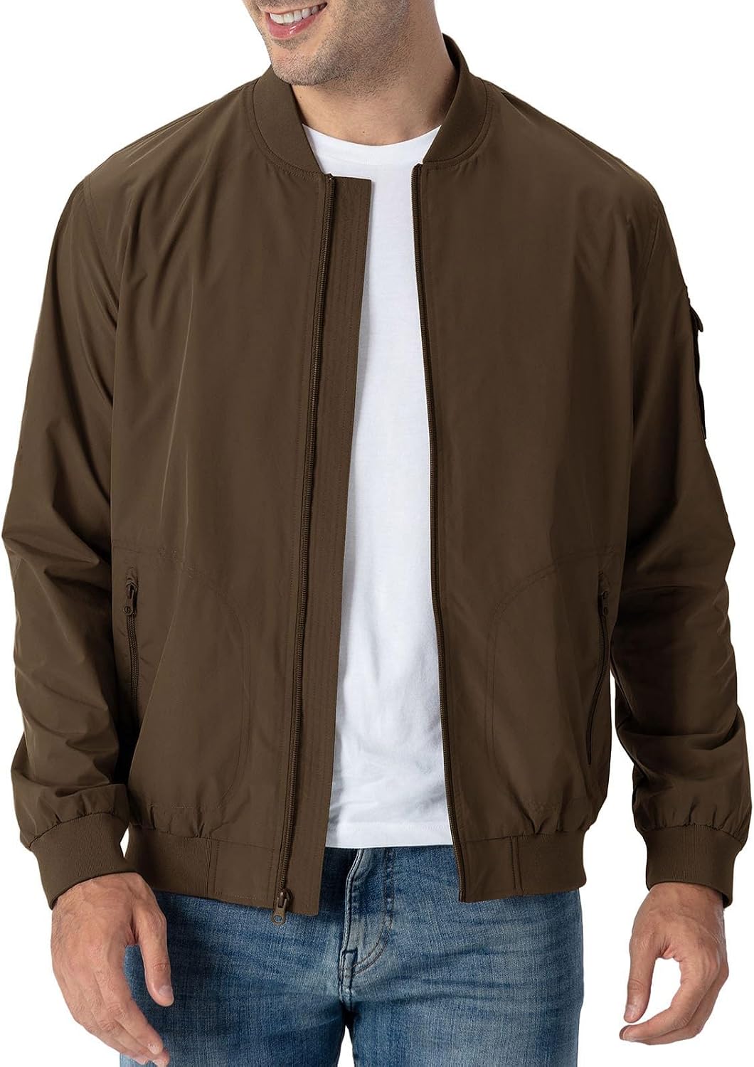 Detalle de Rdruko Men's Bomber Jacket
