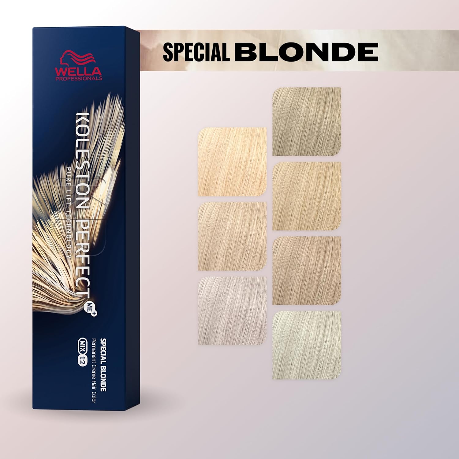 Detalle de Wella Professionals Koleston Perfect Special Blonde – Permanente Haarfarbe mit 100% Grauabdeckung und Me+ Farbtechnologie
