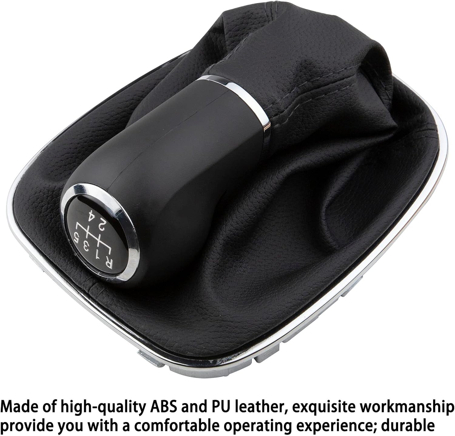 Thumbnail 3 de KASturbo 5 Speed Gear Shift Knob (with boot and frame) for Opel Vauxhall Corsa D 2006–2014