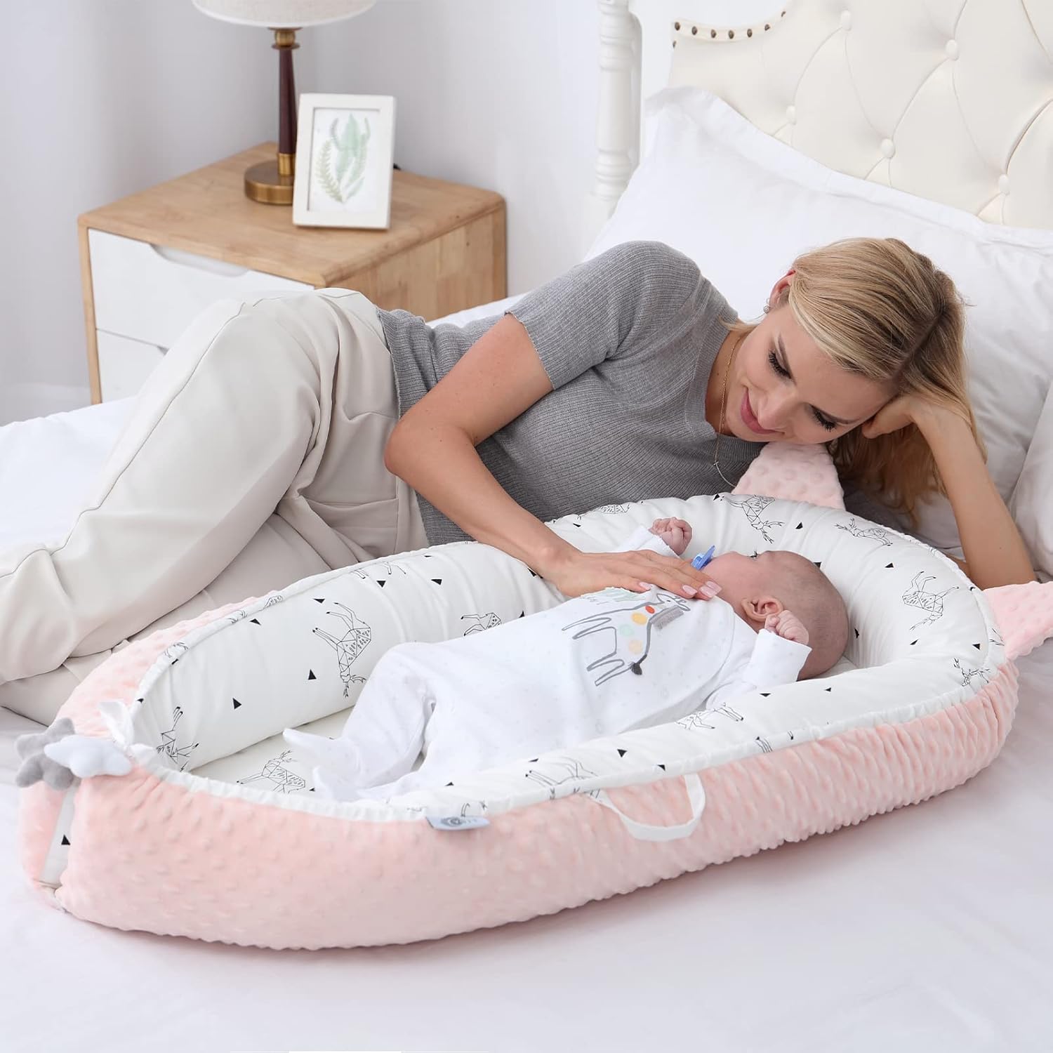 Detalle 2 de YGJT Baby Nest Pod for Baby 0-12 months Breathable Cotton Cover