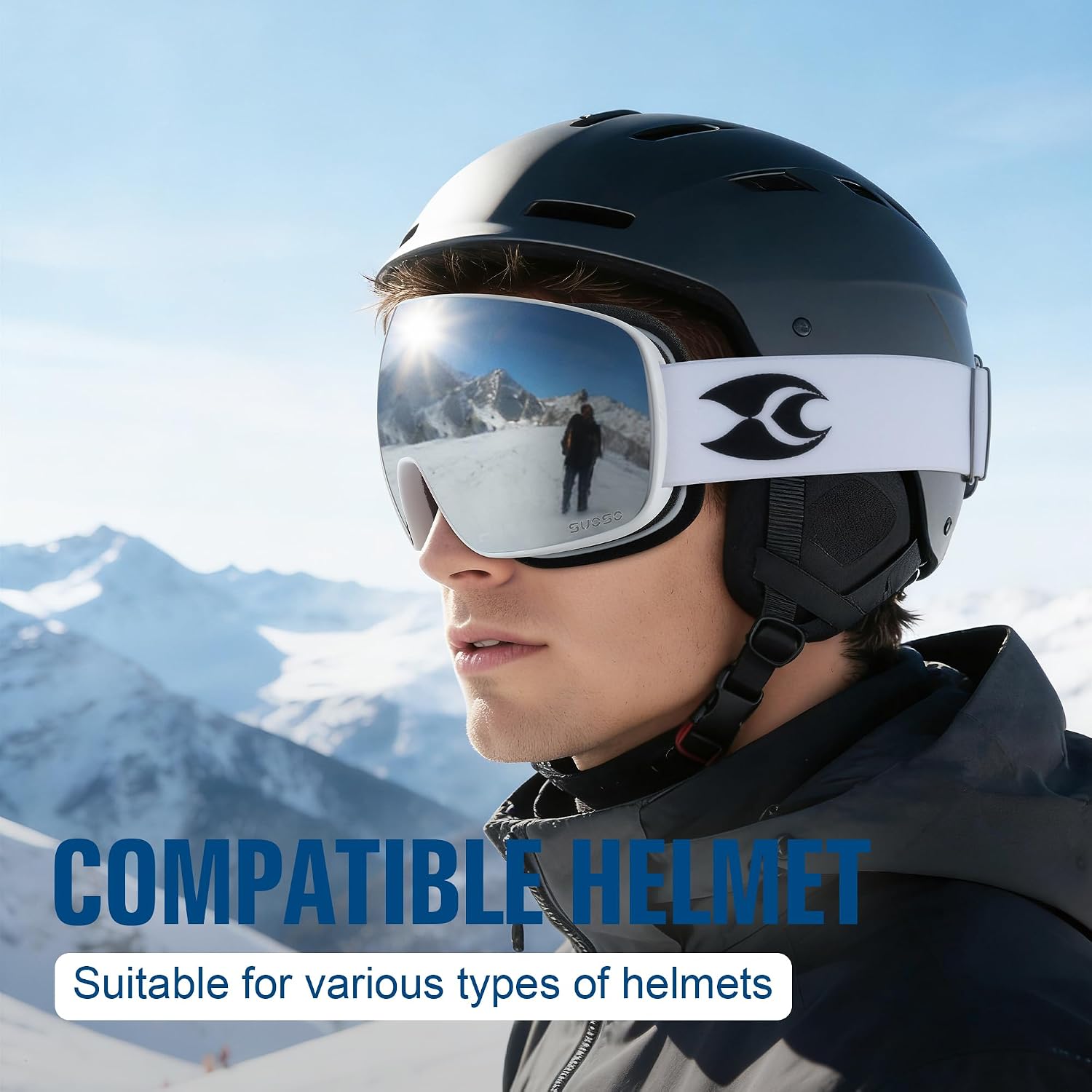 Thumbnail 6 de Suoso Ski Goggles Anti Fog UV400 99.99%