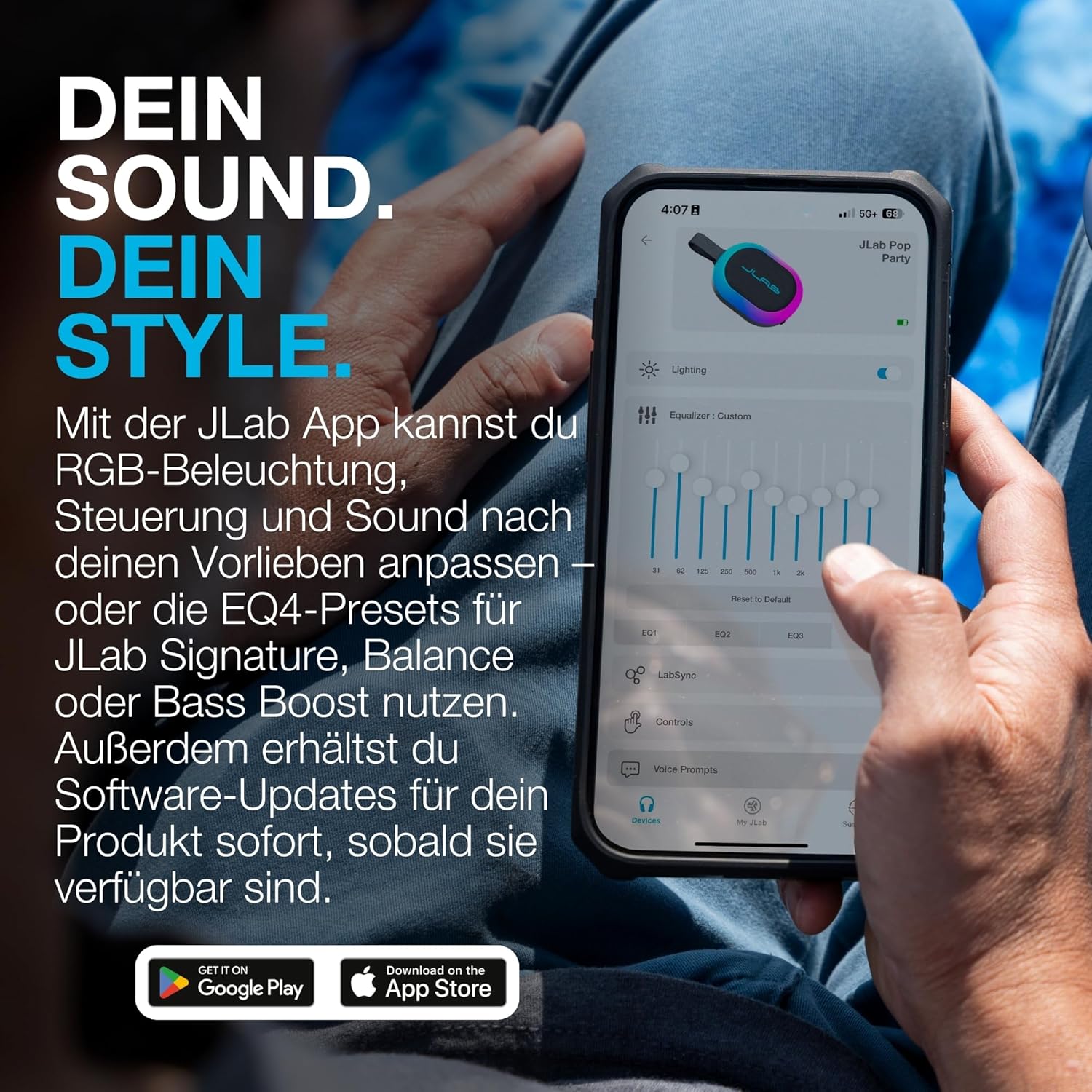 Thumbnail 3 de JLab Pop Party Bluetooth-Lautsprecher 5W