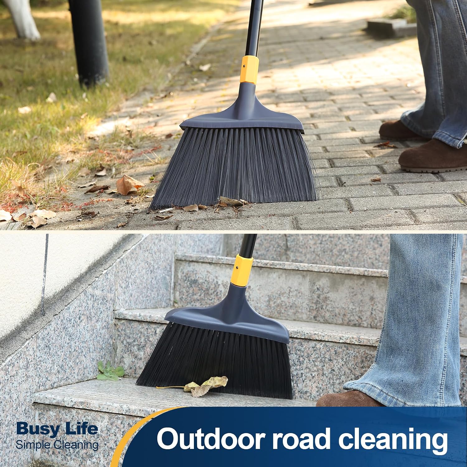 Thumbnail 5 de Yocada Heavy-Duty Broom Outdoor Commercial, 54-Inch Reach