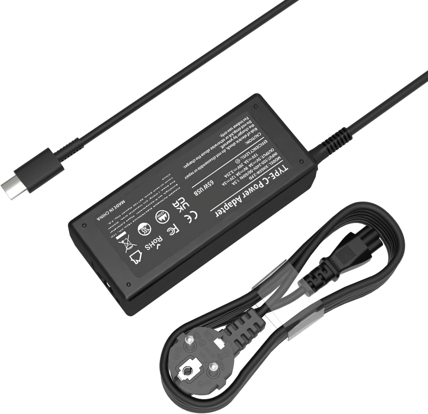 Detalle de 65W USB-C Laptop-Ladegerät für Lenovo ThinkPad und ThinkBook – Kompatibel mit ThinkPad Yoga, X1 Carbon, T- und E-Serien
