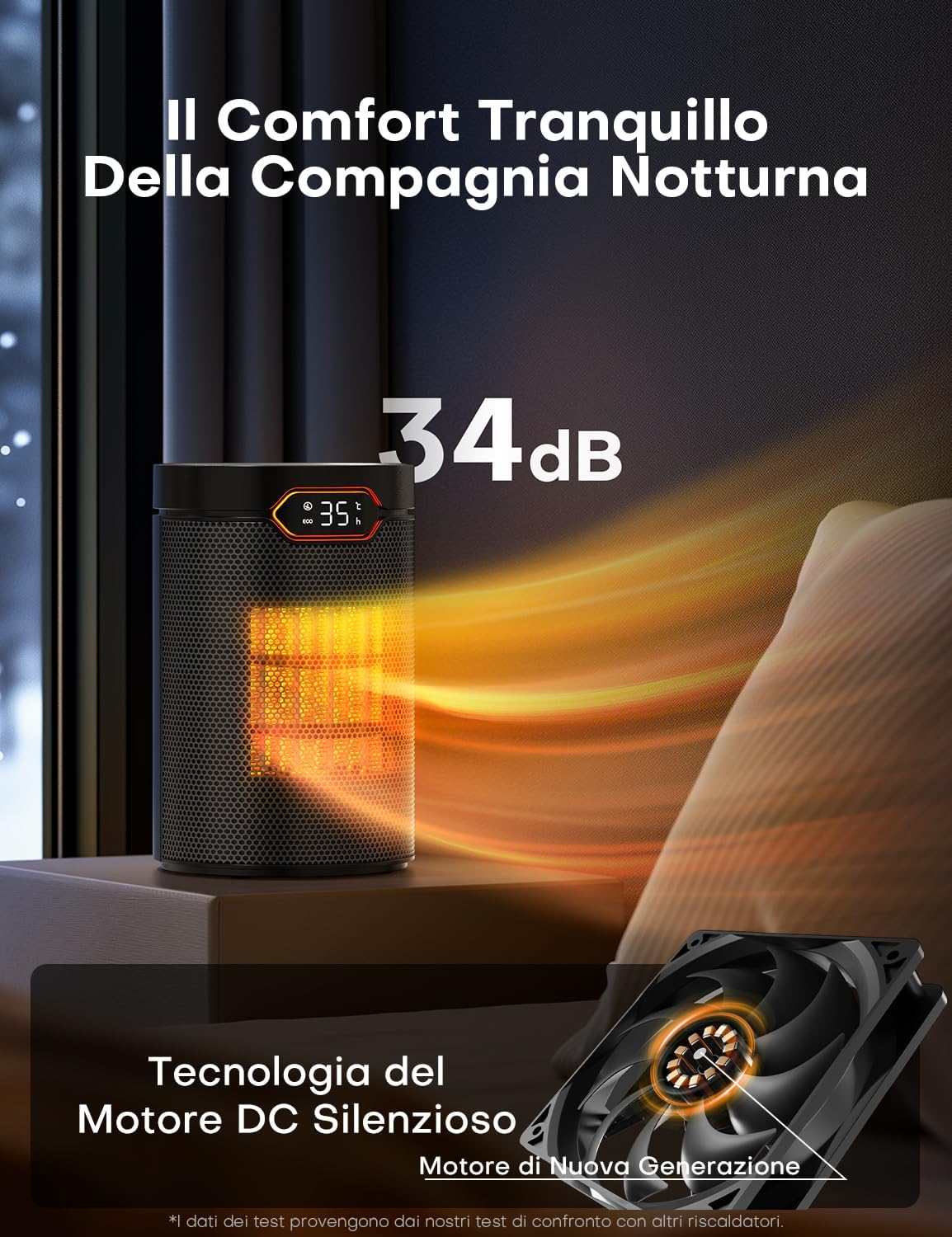 Thumbnail 5 de QEXREED Stufetta Elettrica 1500W