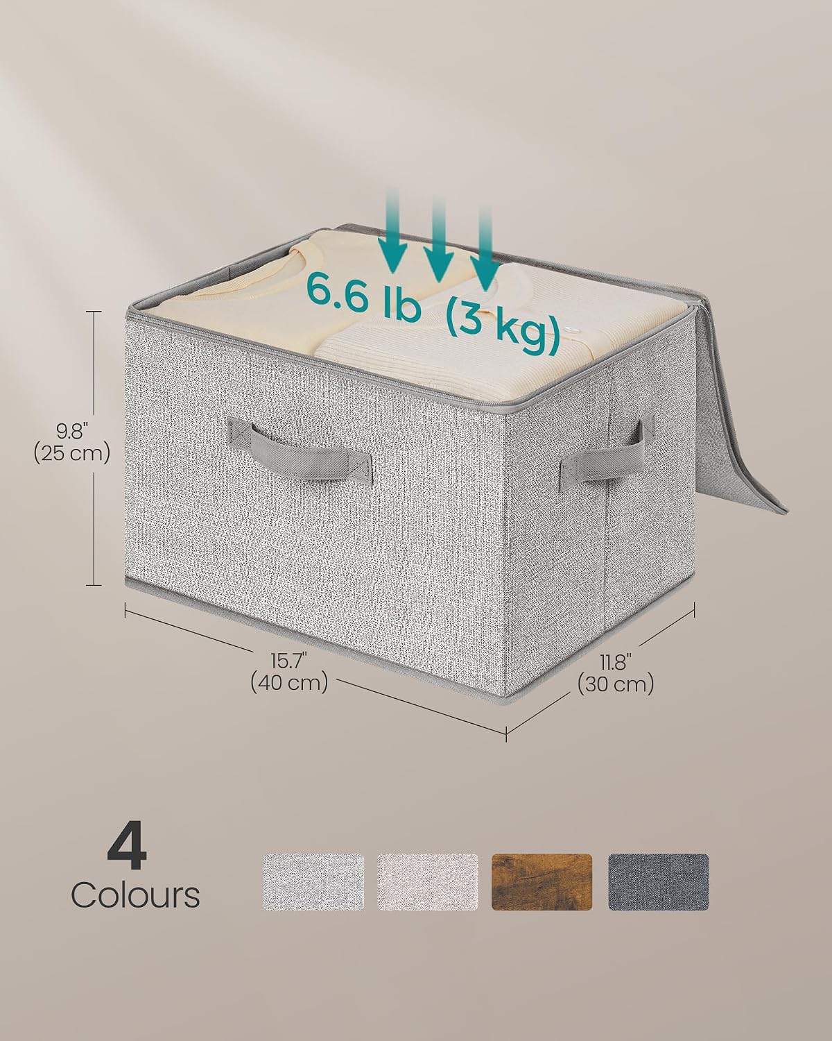 Thumbnail 5 de SONGMICS Foldable Storage Organiser Boxes