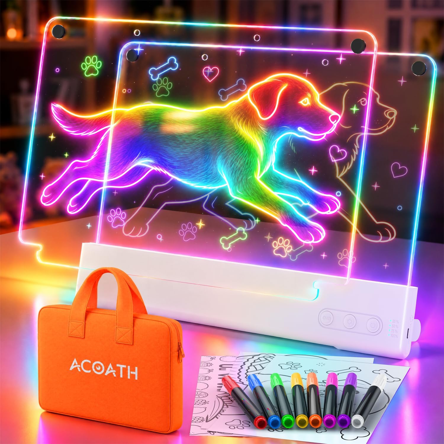 Detalle de Acoath LED Drawing Board, 16-Inch