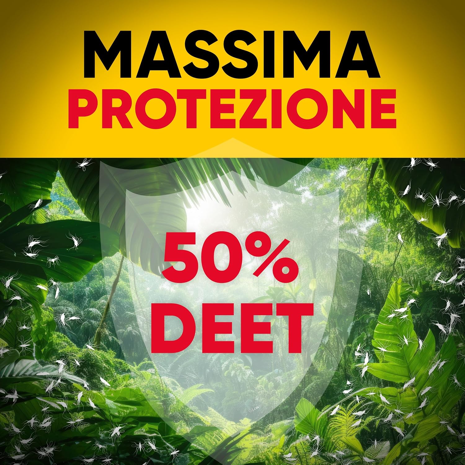 Detalle de Autan Max, Deet 50%: Repellente Forte in Spray da 100 ml per zanzare comuni, tigre e tropicali