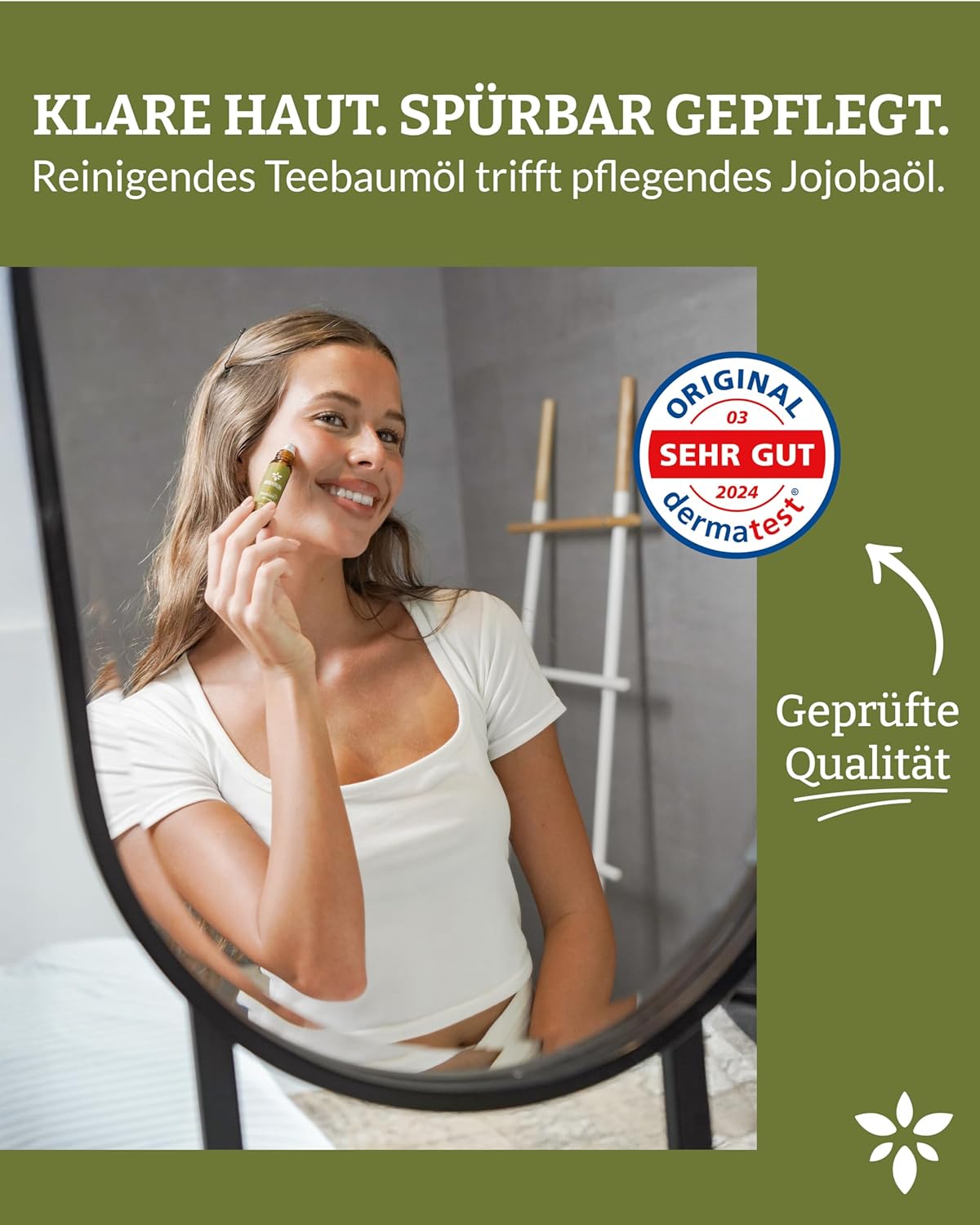Detalle 2 de Heldengrün BIO Roll-On Teebaum 10 ml