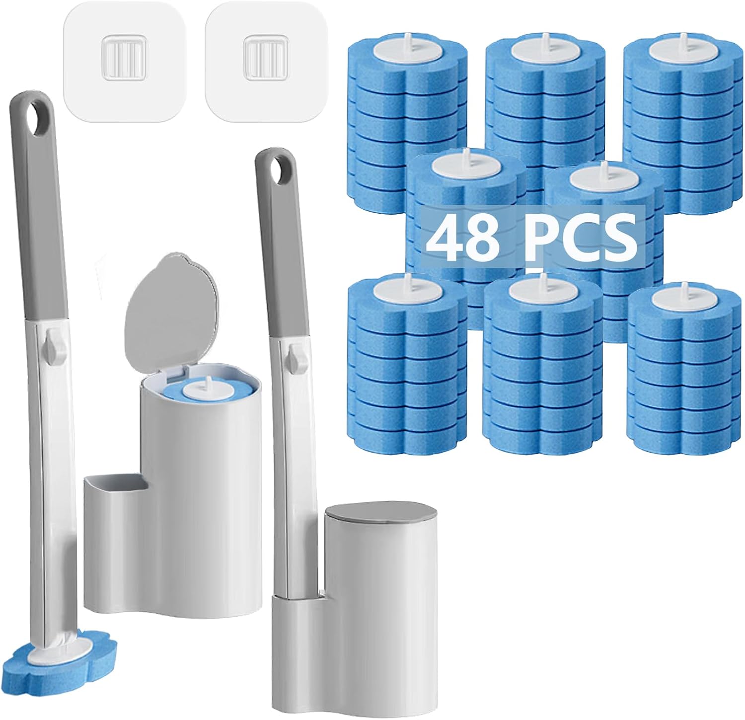 Thumbnail 6 de Ucaimao Disposable Toilet Brush Set 48 Refills