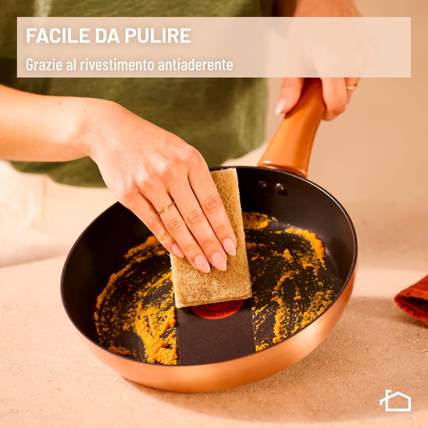 Thumbnail 5 de Lagostina Rosé padella antiaderente Ø 26 cm Titanium con Thermo-Signal e manico rivettato, compatibile con induzione