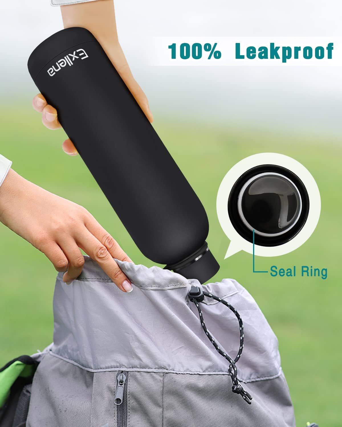 Thumbnail 5 de Exllena 750ml Insulated Water Bottle