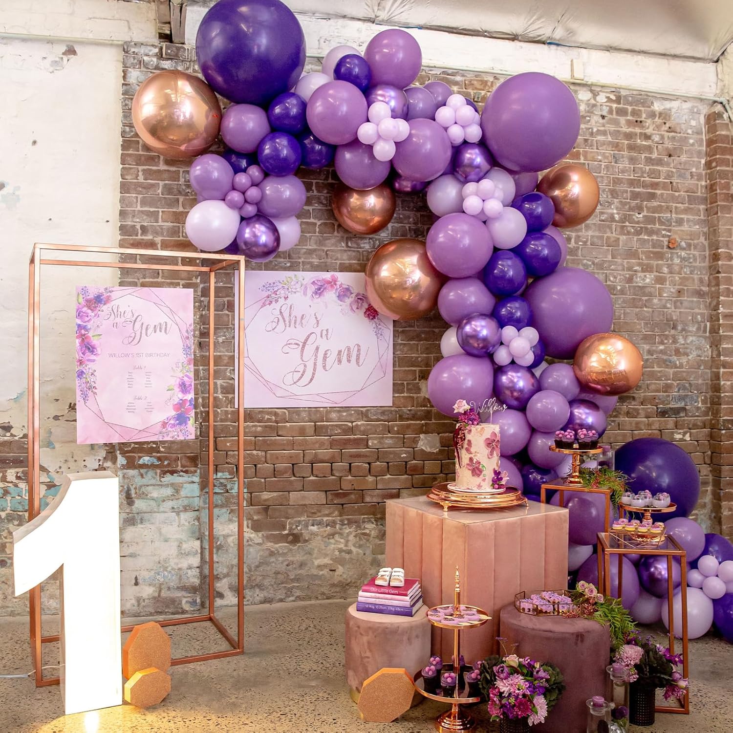 Thumbnail 5 de PartyWoo Dark Purple Balloons 152pcs for Party Decor 🎈
