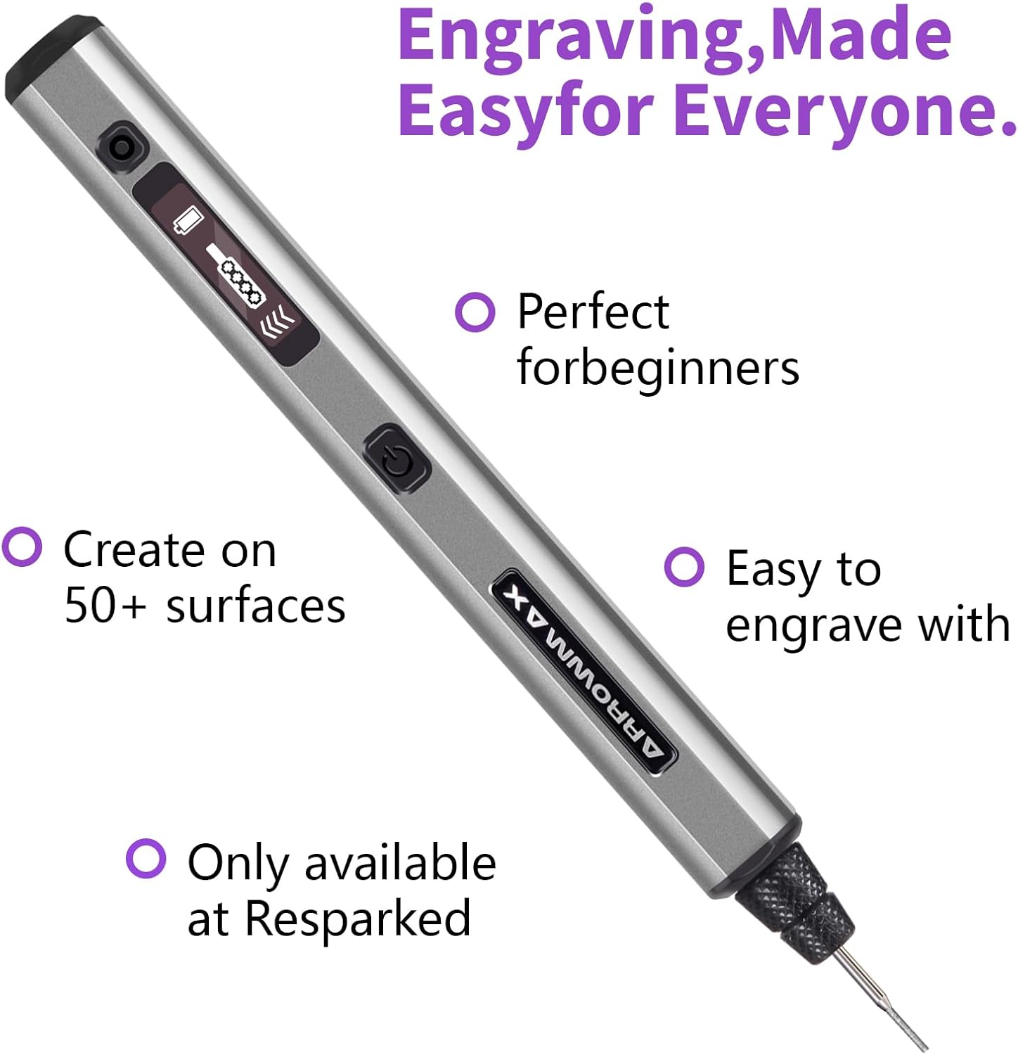 Thumbnail 1 de ARROWMAX Mini Engraving Pen 30 Bits