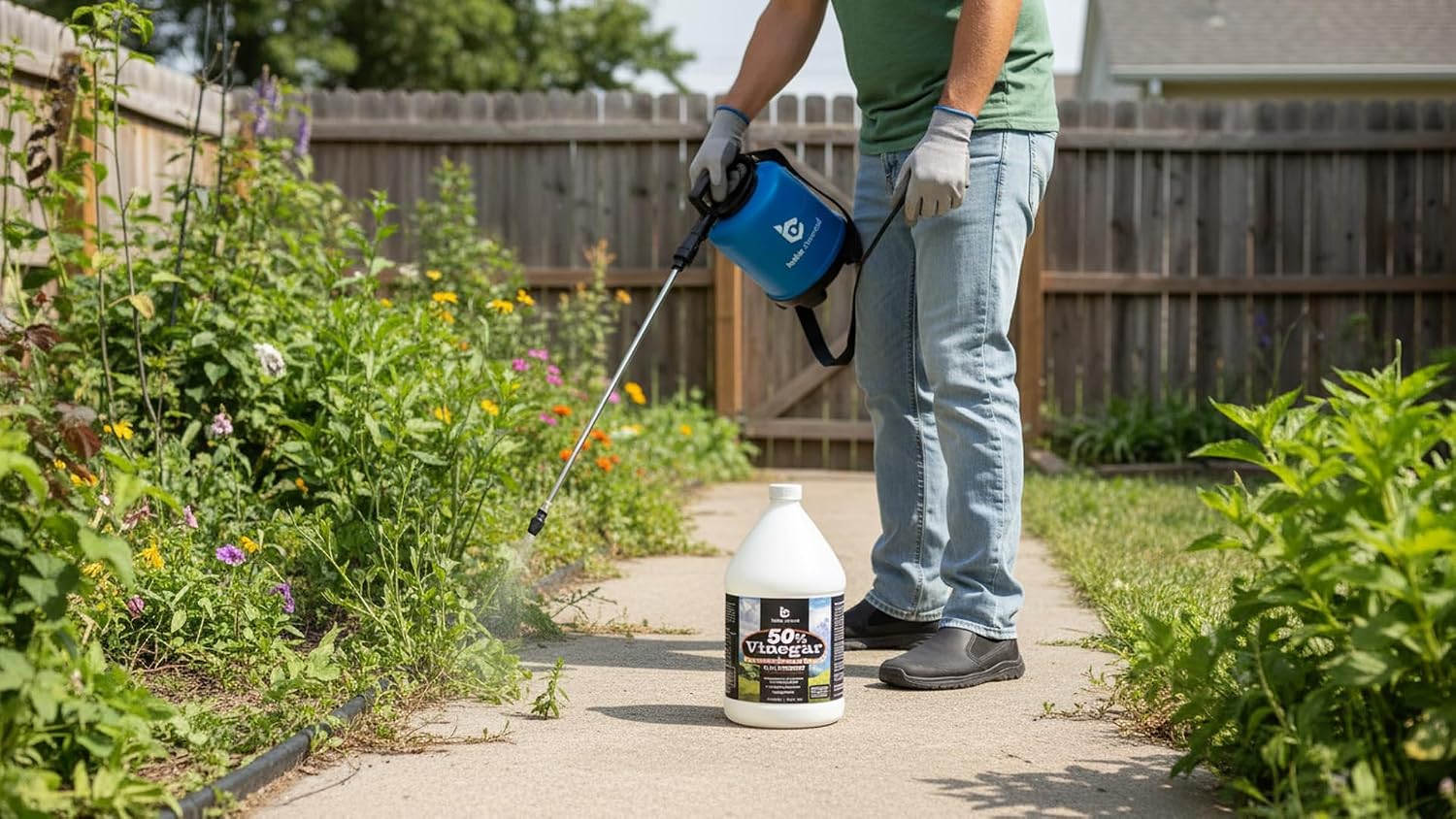 Detalle de Belle Chemical Concentrated Vinegar Cleaner for Indoor & Outdoor Use, 128 fl oz