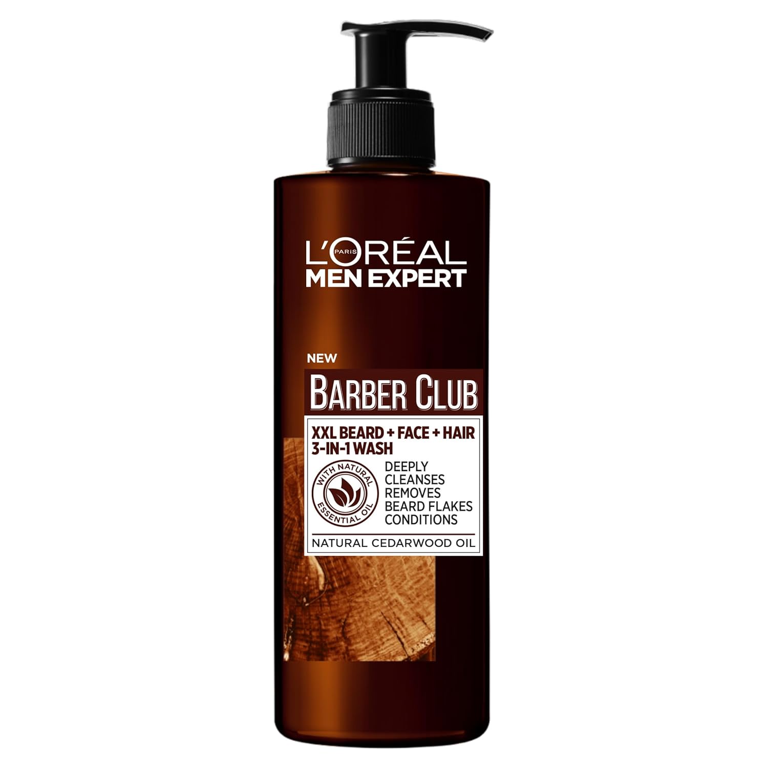 L'Oréal Men Expert XXL 3-in-1 Bartshampoo – Bart, Gesicht und Haar in einem Schritt