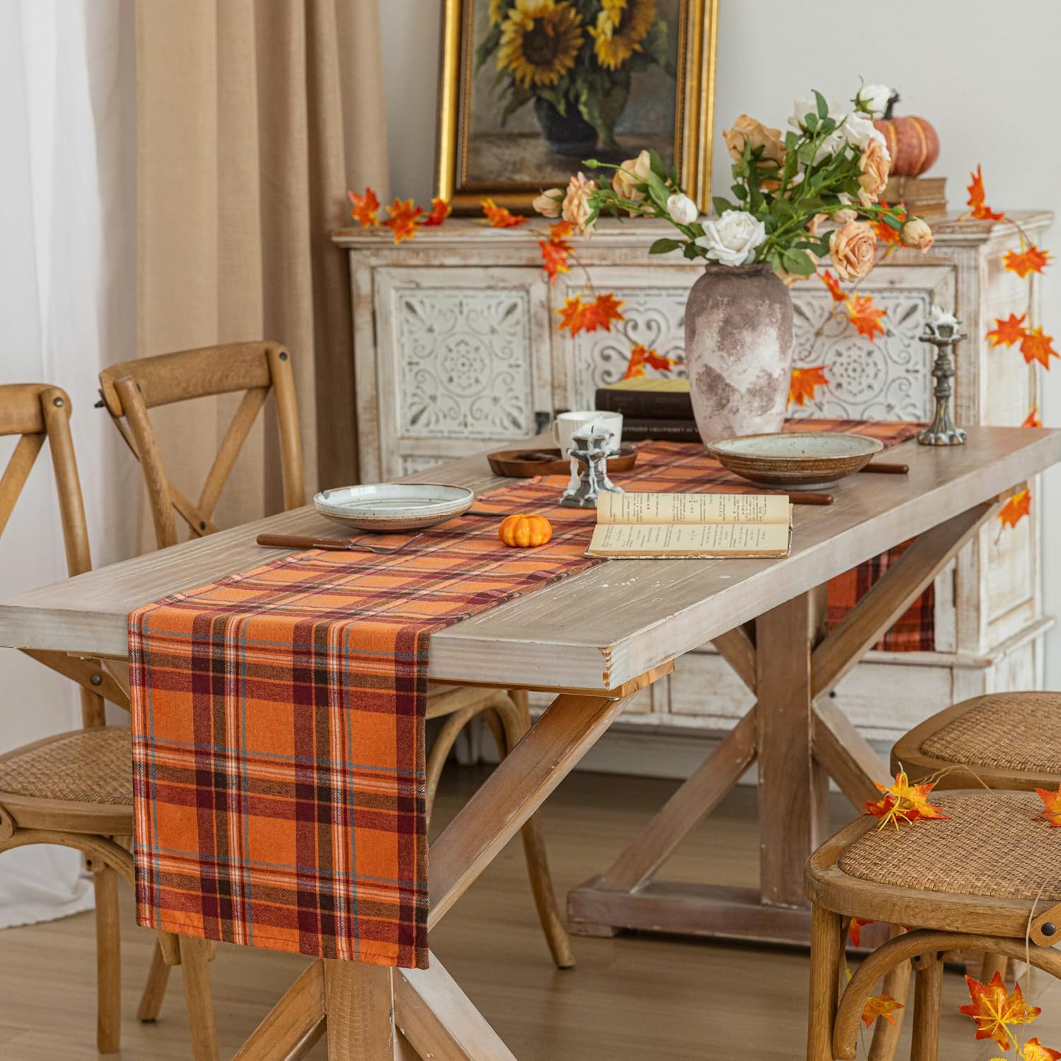 Detalle de AQOTHES Table Runner 100% Polyester