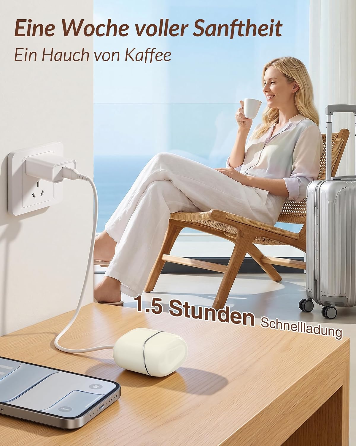 Thumbnail 5 de bissuuy Gesichtshaarentferner Damen Rasierer