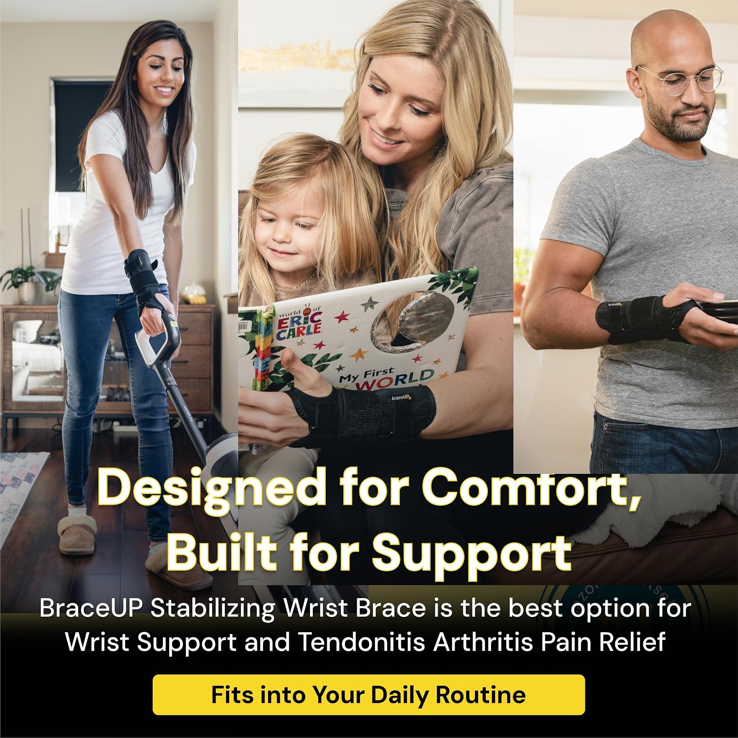 Thumbnail 6 de BraceUP Wrist Support Brace Right Hand S/M