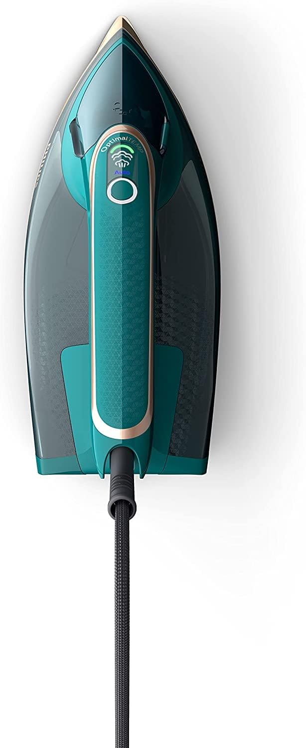Detalle de Philips Azur 8000 Serie Dampfbügeleisen DST8030/70 – OptimalTEMP, 3000 W, 70 g/min Dauerdampf