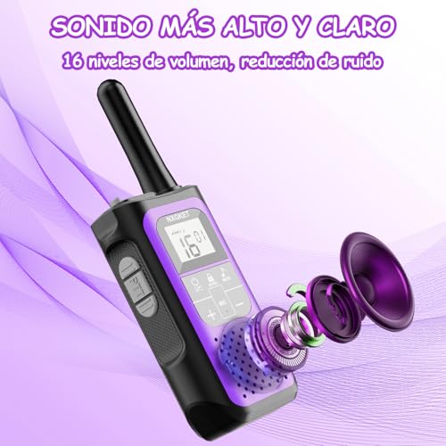 Thumbnail 4 de NXGKET Walkie Talkie Largo Alcance para Niños y Adultos 📡