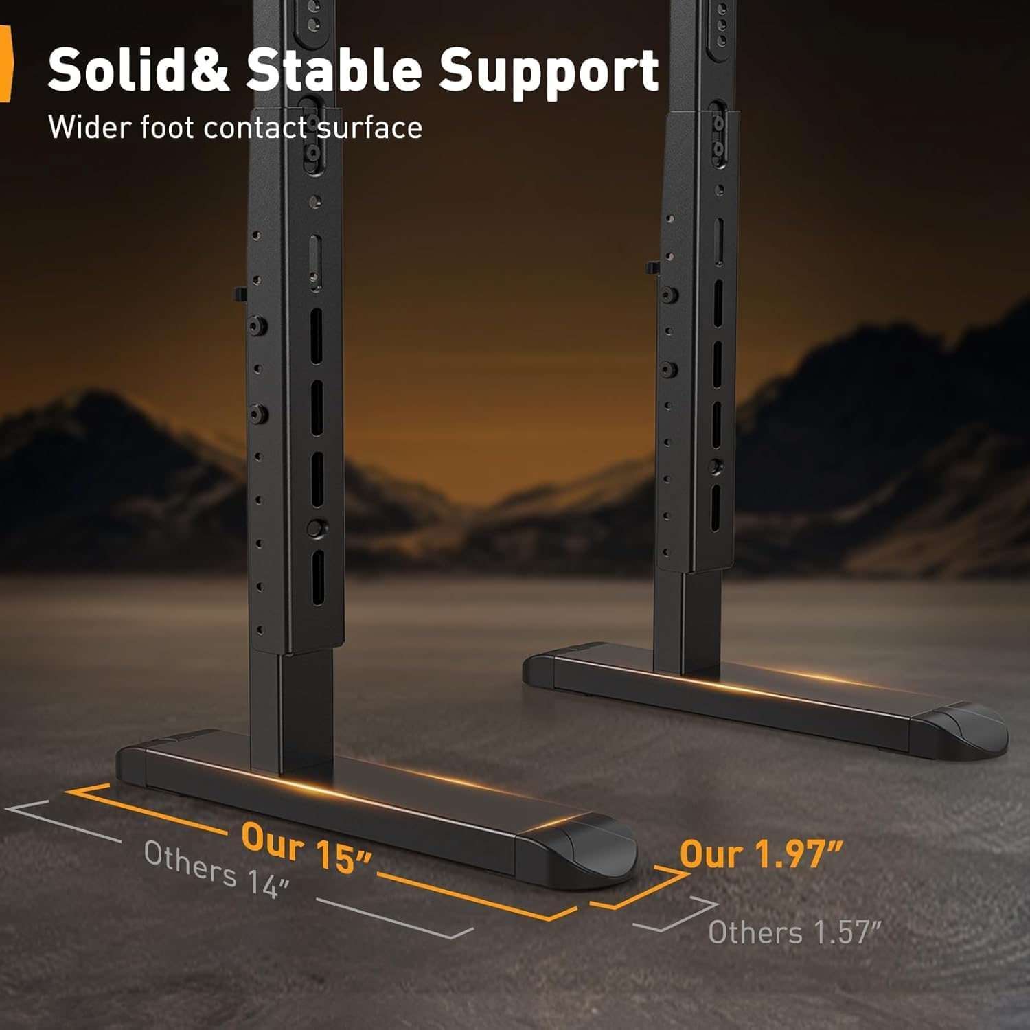Thumbnail 3 de Perlegear PGTVS20 Universal TV Stand Legs 132 lbs