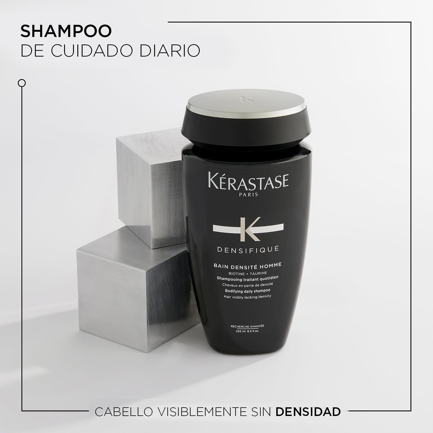Detalle 2 de Kérastase Densifique Homme Bain Densité – Thickening & Volumising Shampoo for Fine Hair
