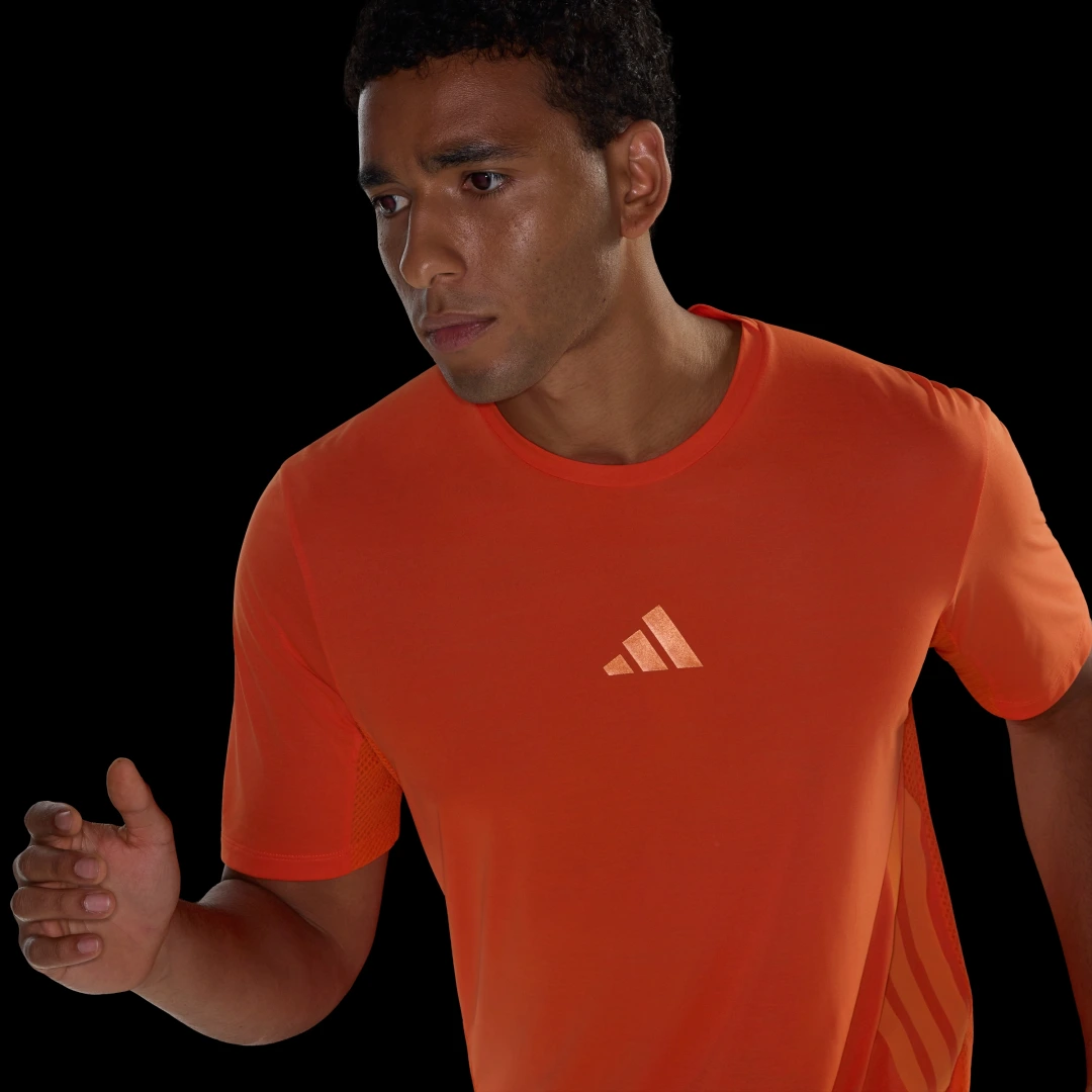 Detalle 2 de Camiseta Terrex Xperior CLIMACOOL+ de Adidas — naranja, para la aventura al aire libre