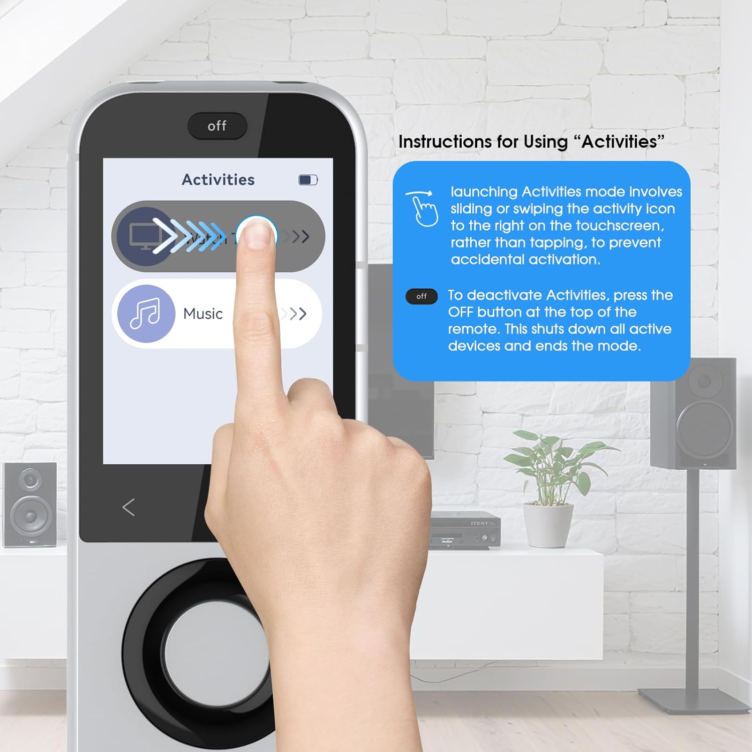 Thumbnail 4 de SofaBaton X2 universal remote control with hub, charging dock and touchscreen