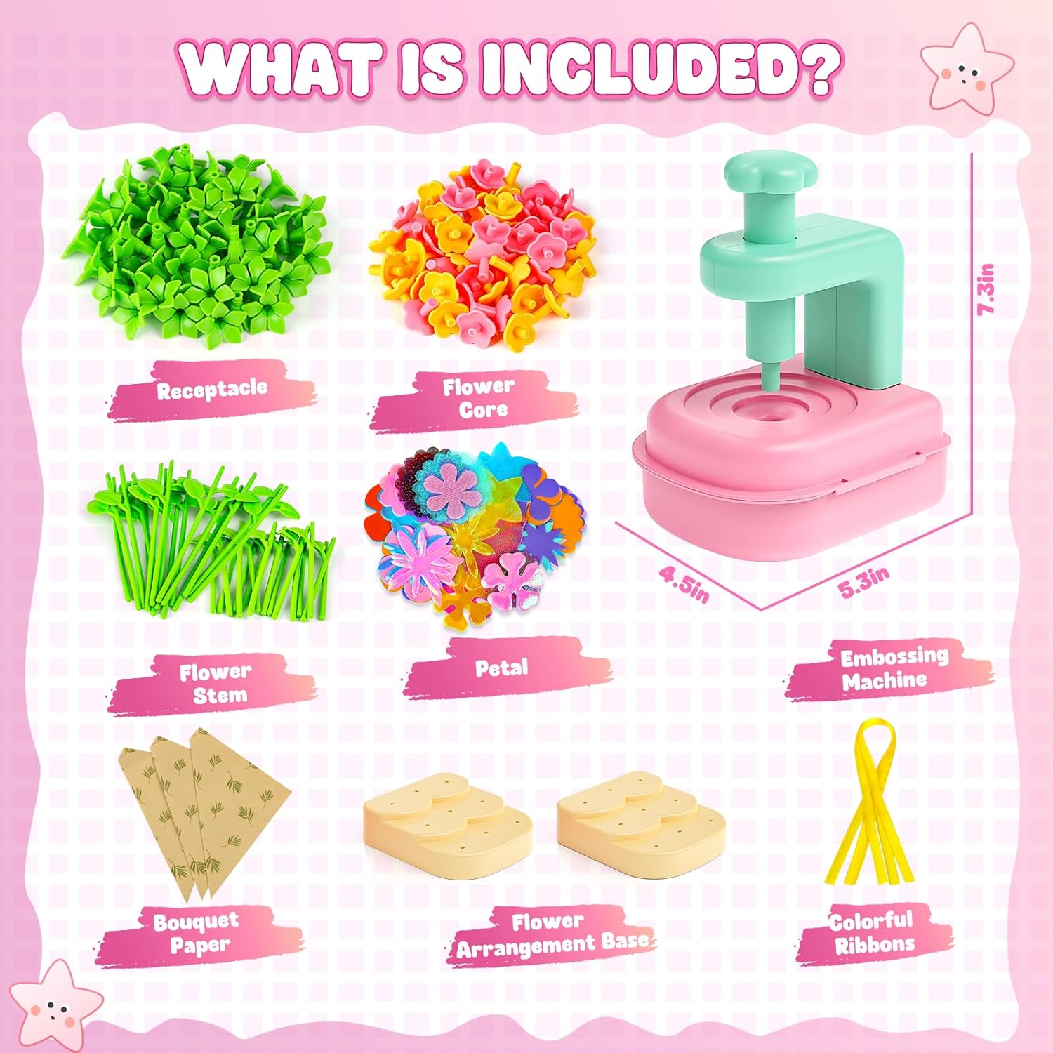 Thumbnail 6 de beefunni Flower Bouquet Craft Kit 4-8 🎨