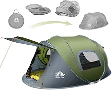 Detalle de Night Cat Pop-up Camping Tent 2-Person ⛺