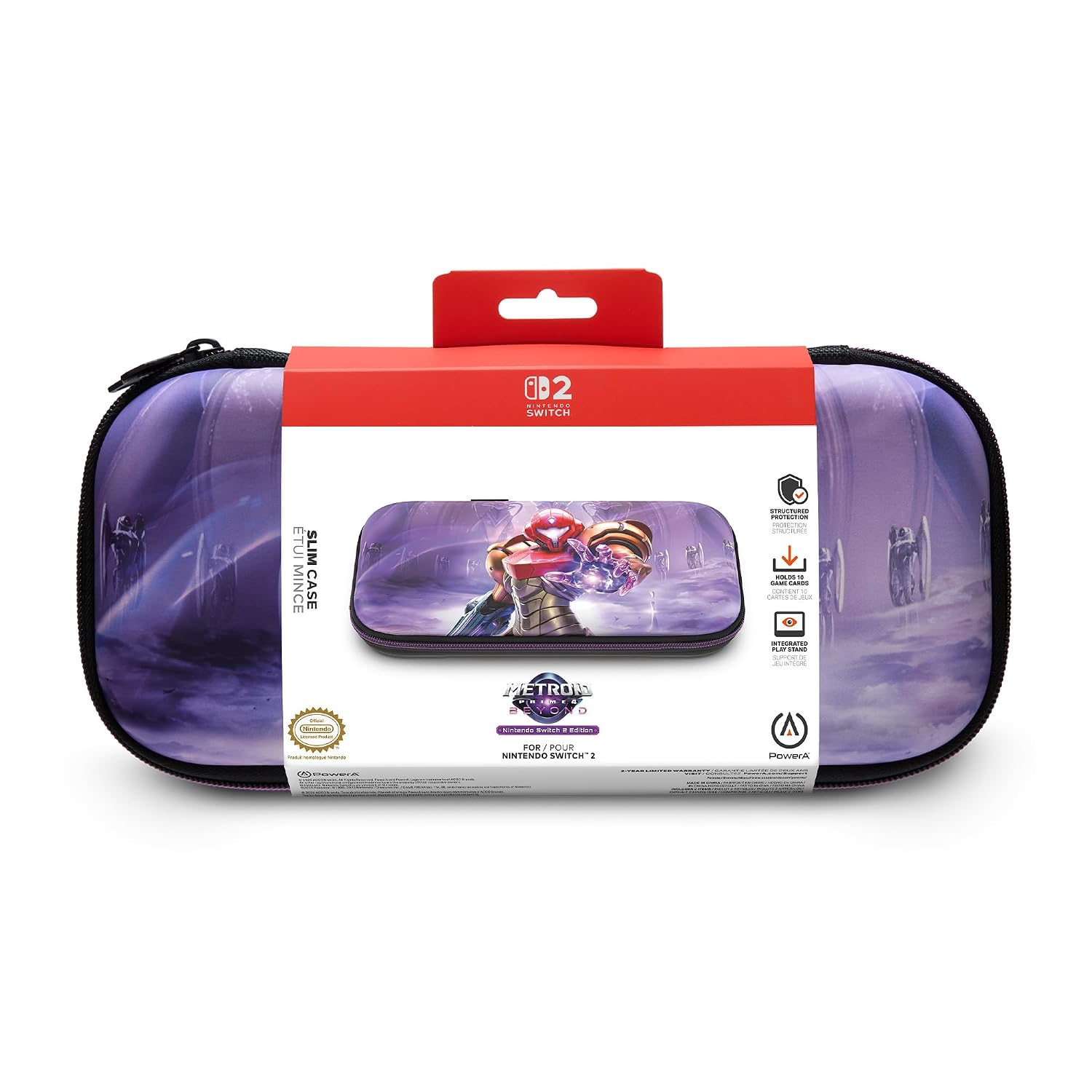 Detalle 2 de PowerA Slim Case Switch 2 10 cards