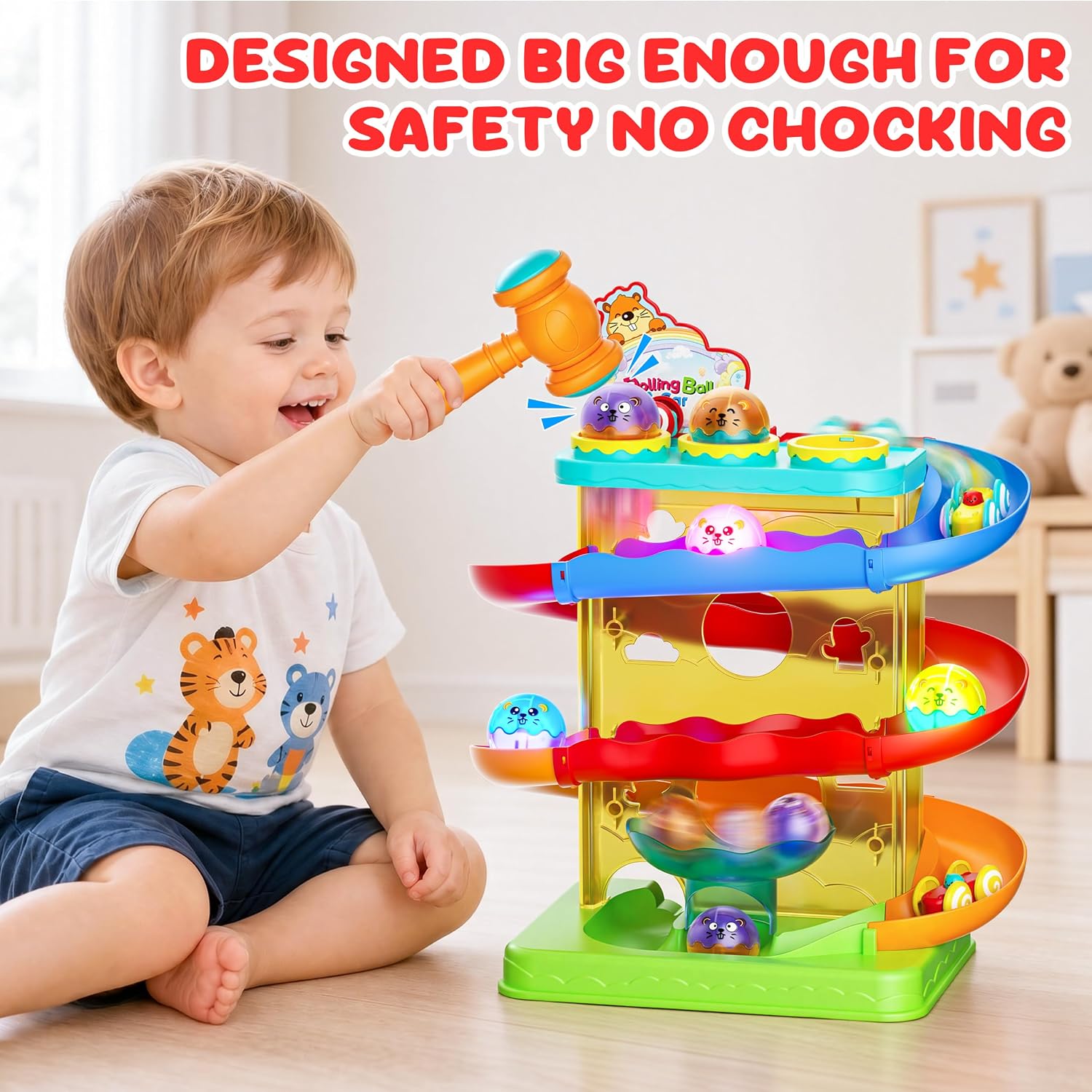 Detalle 1 de Stay Fun 2-in-1 Rolling Ball Track